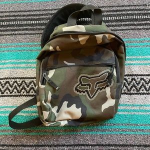 Fox racing camouflage mini backpack